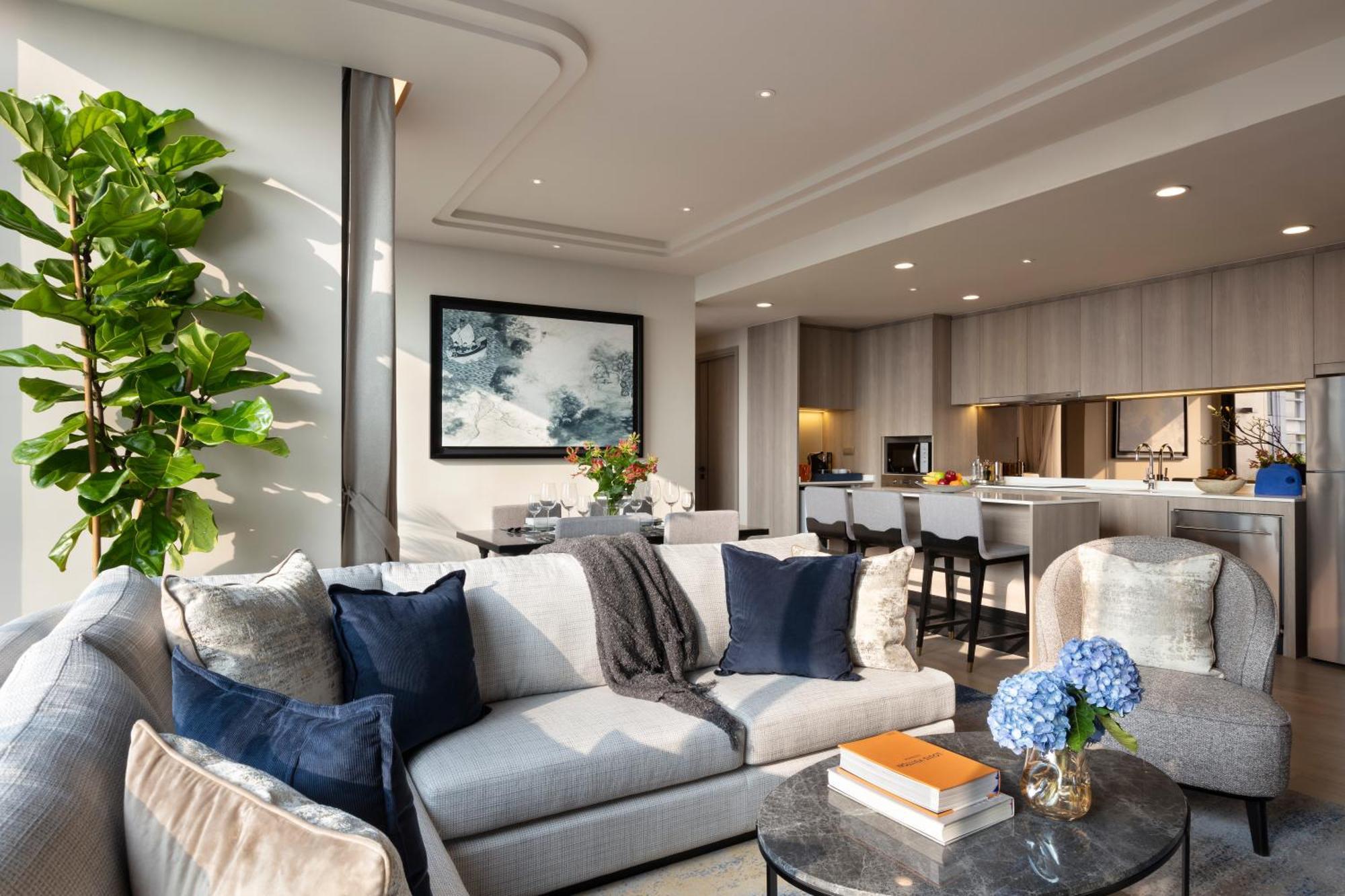 Hotel Ascott Thonglor Bangkok Zewnętrze zdjęcie The interior of a typical apartment