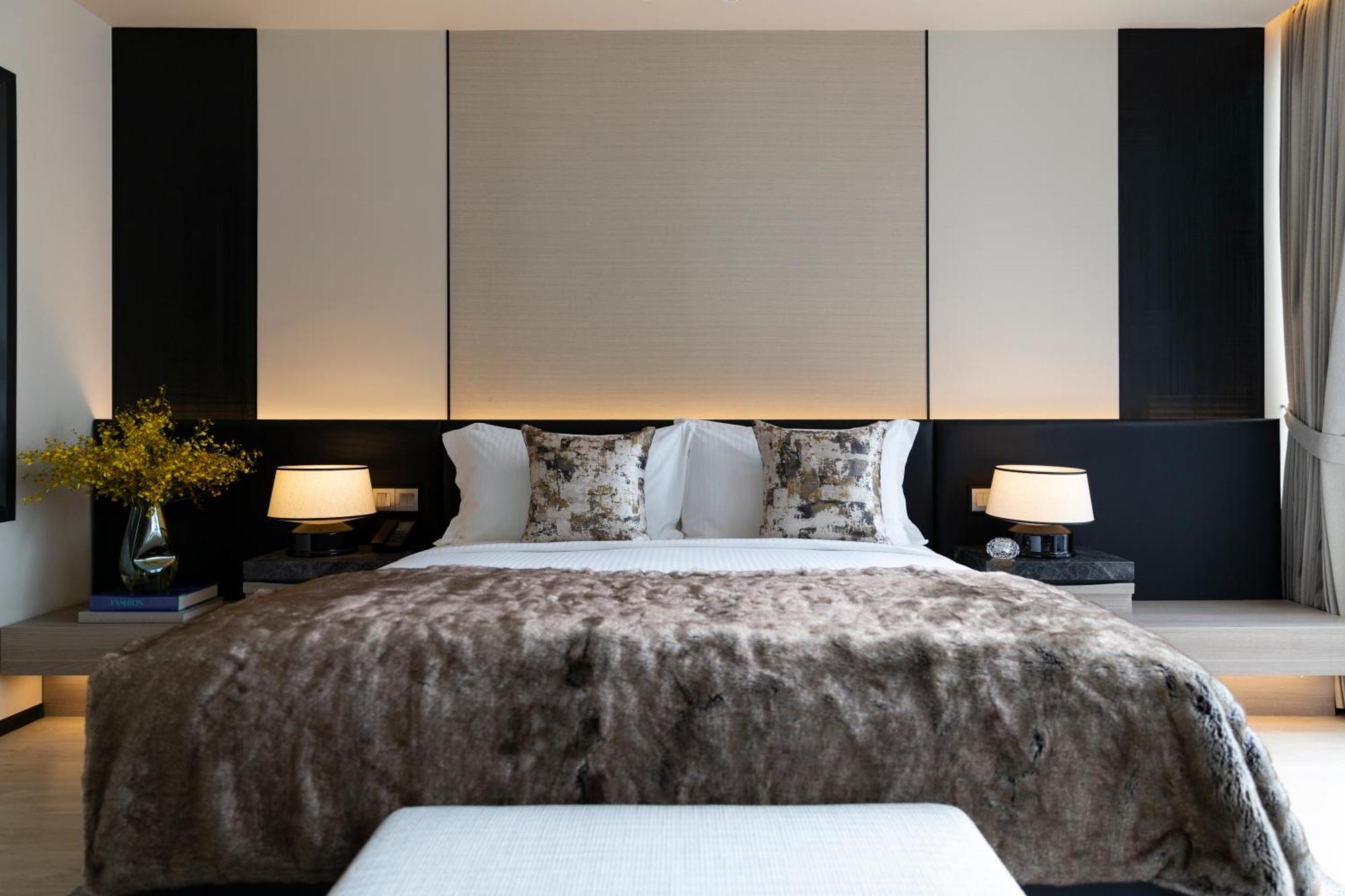 Hotel Ascott Thonglor Bangkok Zewnętrze zdjęcie A bedroom at The Hari